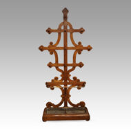 Antique Gothic oak hallstand
