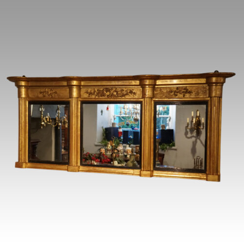 Antique gilt over mantle