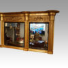 Antique gilt over mantle end plate