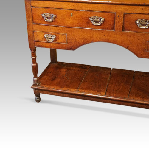 Antique oak pot board dresser drawers