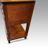 Antique oak pot board dresser end