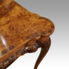 Georgian style walnut tea table shaped