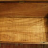 Large Victorian teak military chest camphorwood lining