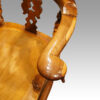 Pair of Antique yew Yorkshire broad arms arm view