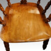 Pair of Antique yew Yorkshire broadarms seat