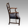 Set of 8 Hepplewhite style ladderback dining chairs armchair side