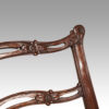 Set of 8 Hepplewhite style ladderback dining chairs carving