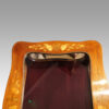 Victorian mahogany marquetry bijouterie cabinet edge