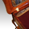 Victorian mahogany marquetry bijouterie cabinet hinge
