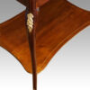 Victorian mahogany marquetry bijouterie cabinet platform