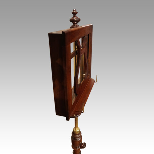 vVictorian mahogany music stand closed
