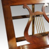 Victorian mahogany music stand detail