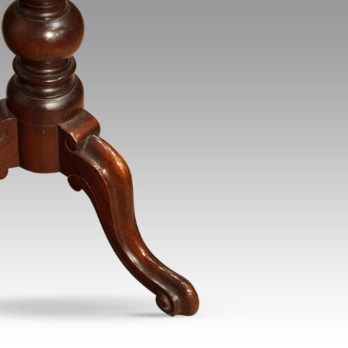 Victorian mahogany music stand leg