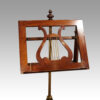 Victorian mahogany music stand lyre design