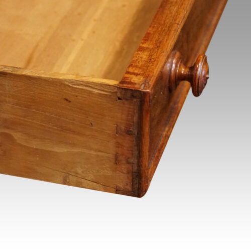William IV mahogany Channel Island chest dovetail