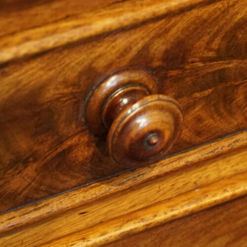 William IV mahogany Channel Island chest knob
