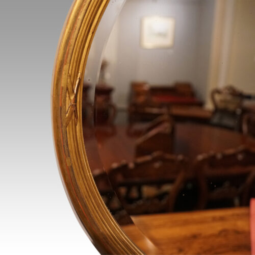 Antique gilt mirror with Wedgwood plaque frame