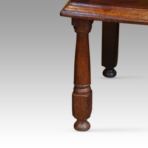 Long Antique oak dresser base leg