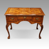 Queen Anne style walnut dressing table