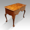 Queen Anne style walnut dressing table angle