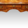Queen Anne style walnut dressing table centre drawer
