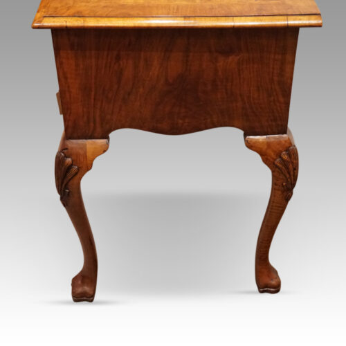Queen Anne style walnut dressing table side