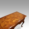 Queen Anne style walnut dressing table top view