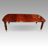 Victorian mahogany extending dining table