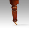 Victorian mahogany extending dining table fluted leg