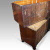 Victorian teak campaign chest 2 parts
