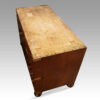 Victorian teak campaign chest base section