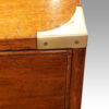 Victorian teak campaign chest brass corner