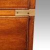 Victorian teak campaign chest brass strap
