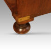 Victorian teak campaign chest foot