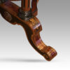 Victorian walnut kidney table leg