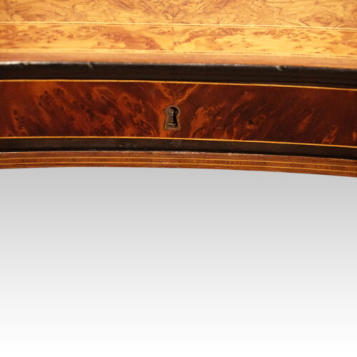 Victorian walnut kidney table thuya wood