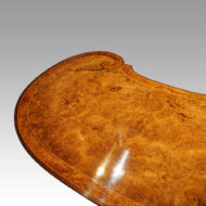 Victorian walnut kidney table top