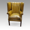 19thc. barrel back wing chair