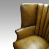 19thc. barrel back wing chair wing