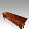 Antique oak dresser base with banding angle