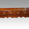 Antique oak dresser base with banding centre drawer