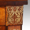 Regency brass inlaid chiffonier cut brass capital