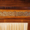 Regency brass inlaid chiffonier cut brass decoration