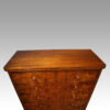 Victorian burr walnut chest of drawers top