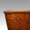 Victorian burr walnut chest of drawers top drawer