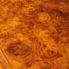 Victorian inlaid walnut credenza top detail