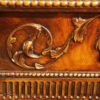 19thc. mahogany Adam serving table carving detail