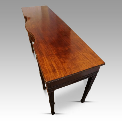 19thc. mahogany Adam serving table top
