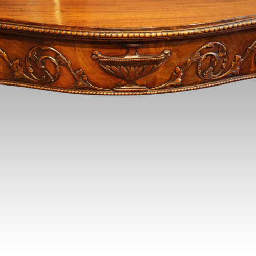 19thc. mahogany Adam serving table urn