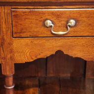 Antique oak dresser handle
